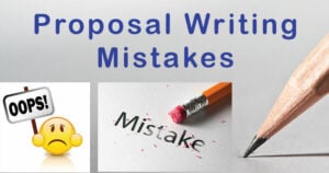 Common mistakes in Proposal writing