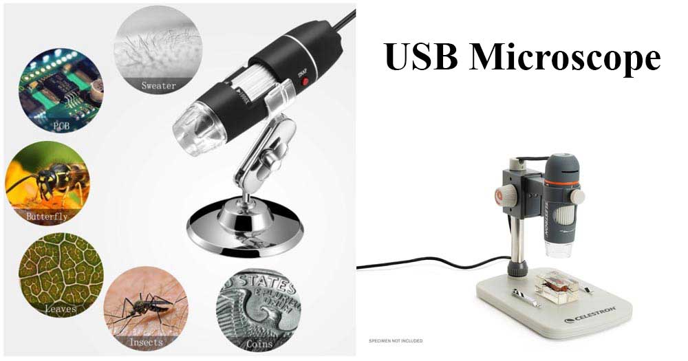YADSHENG Microscope Digital USB Microscope Magnification Digital Microscope for Phone Repair Soldering Tool Jewelry Appraisal Biologic Use Digital Microscope Color : Black, Size : Free Size