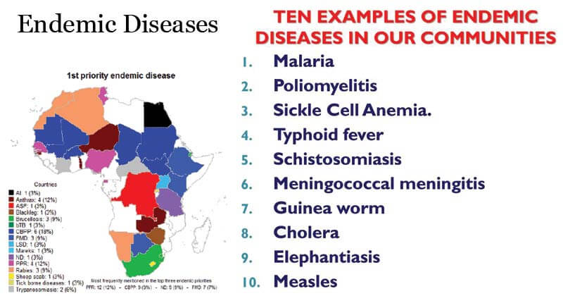 Endemic Diseases- Definition, Types, Examples, Control
