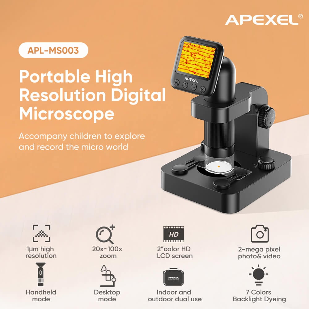 Apexel MS003 Digital Handheld Microscope