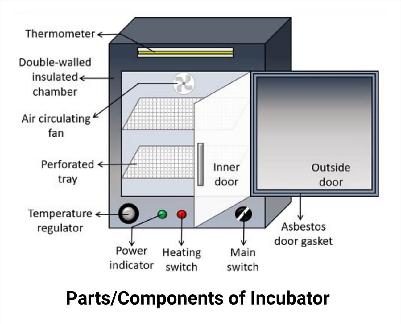 Parts of an Incubator