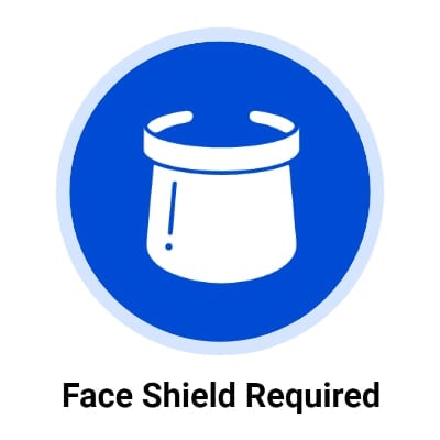 Face Shield Required