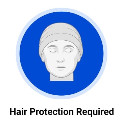 Hair Protection Required