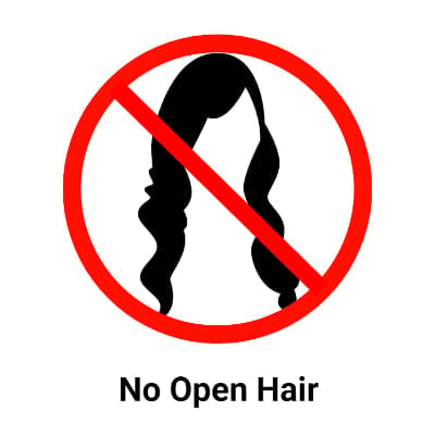No Open Hair