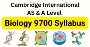 Cambridge AS and A Level Biology Syllabus Cambridge AS and A Level Biology Syllabus